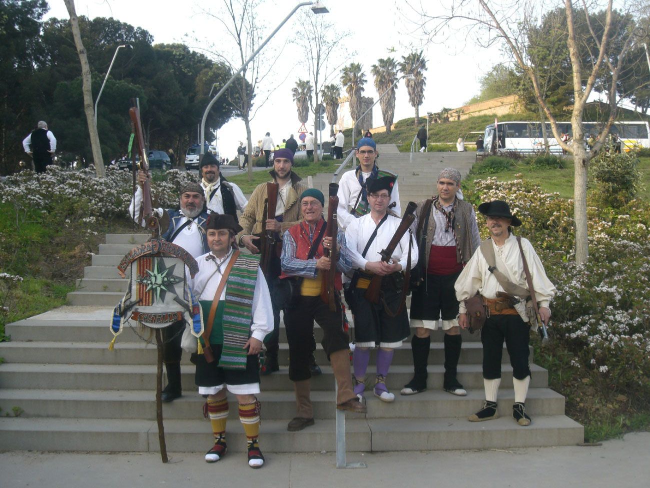Recreació al castell de Montjui